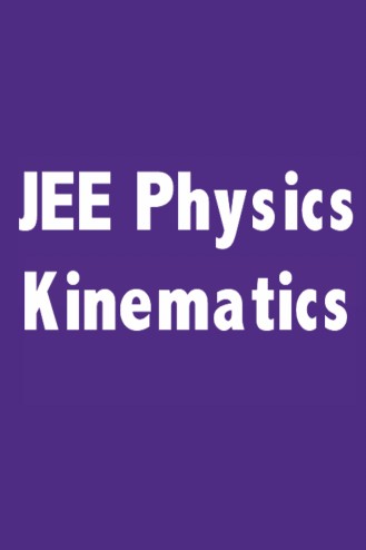 JEE Physics  Kinematics, 